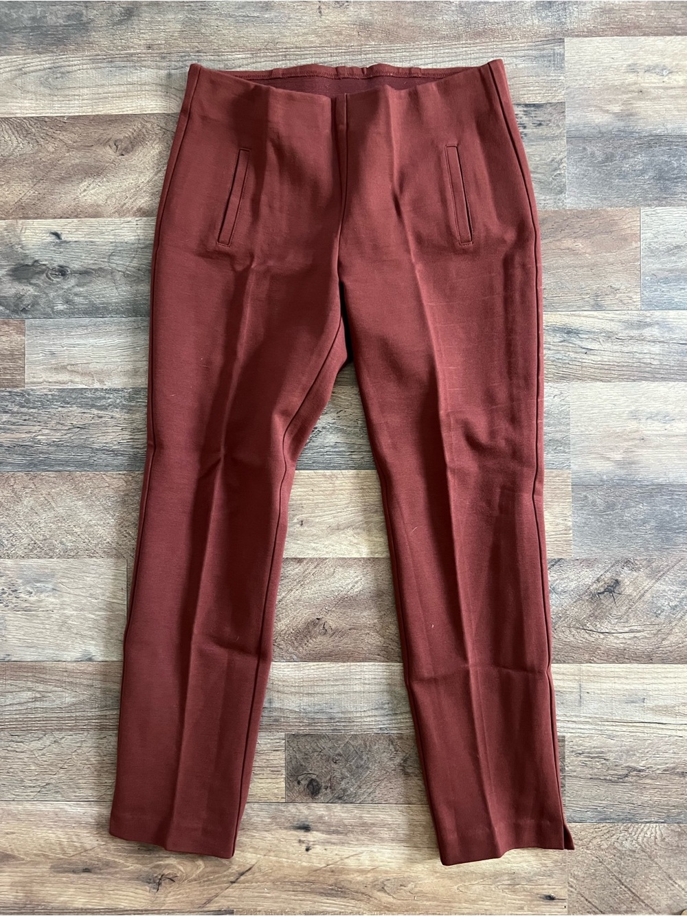 Chico's Slim Trousers in Rust